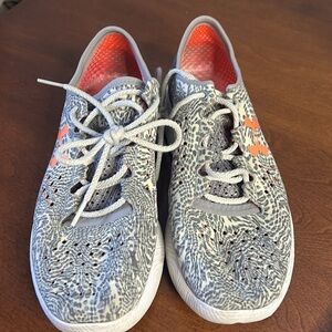 Under Armour Gray and Orange Athletic Shoes